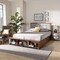 Baxton Studio Cosma Ash Walnut Wood 4-Drawer Full Size Platform Storage Bed 173-9434-10668 - alternate 9